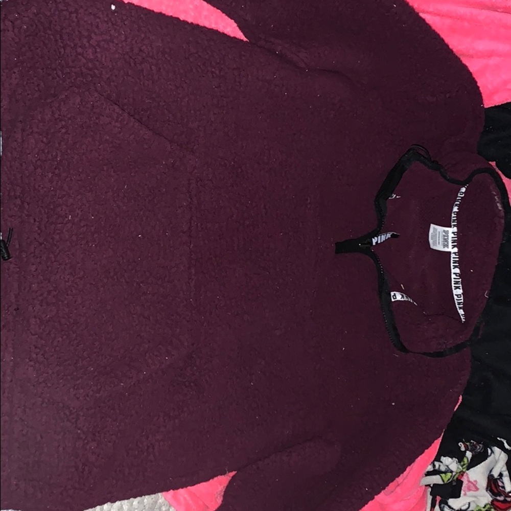 PINK half zip up